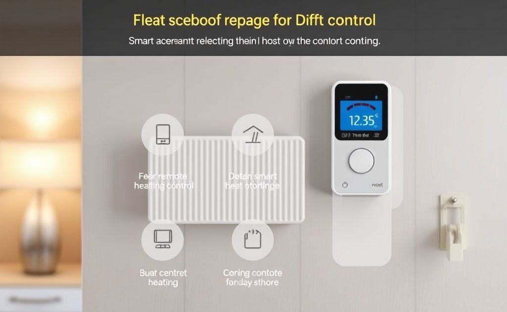 Smart remote for advanced heating control features