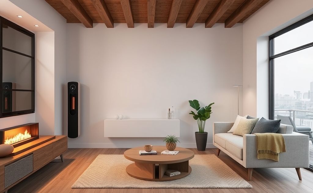 Smart tech in modern heater design trends
