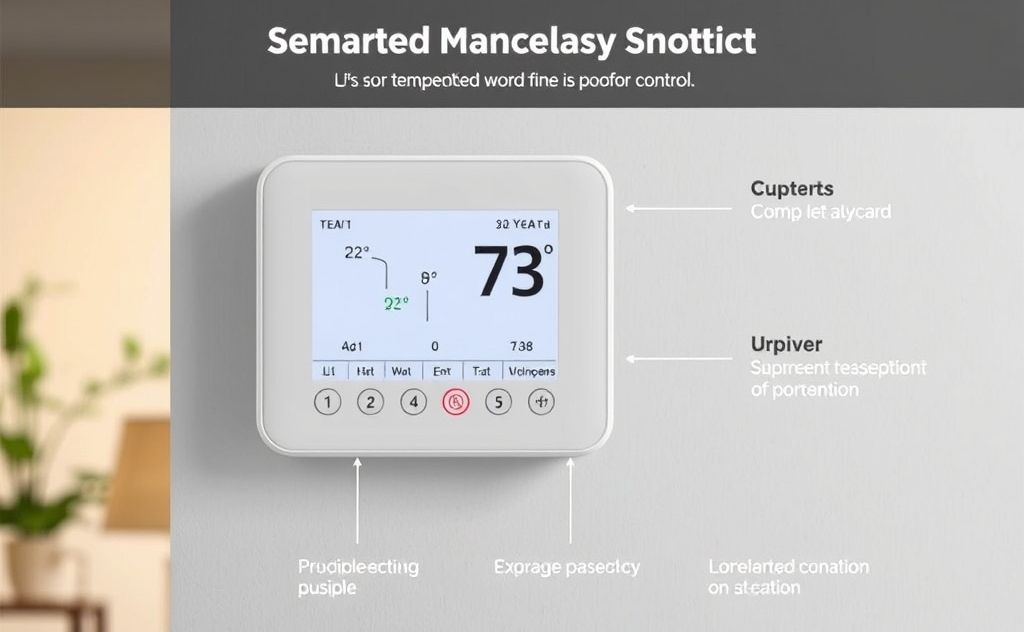Smart temperature control system features