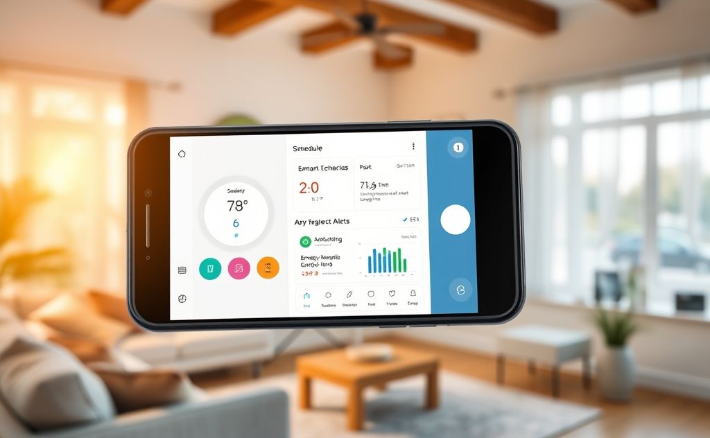 Smart thermostat app features for convenience
