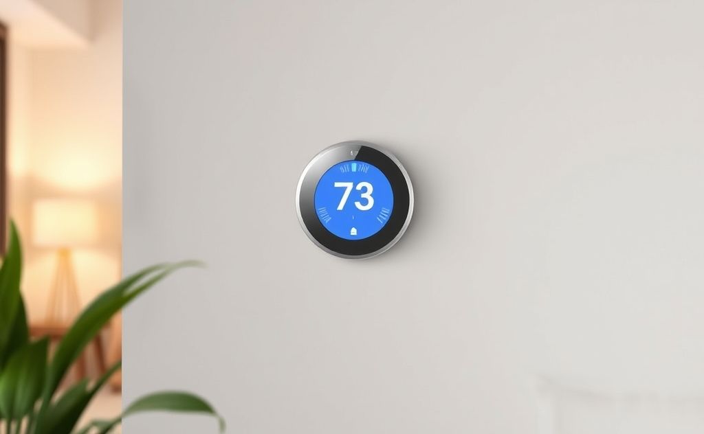 Smart thermostat for comfortable home temperature