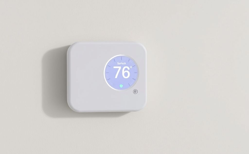 Smart thermostat for energy-saving vacation mode