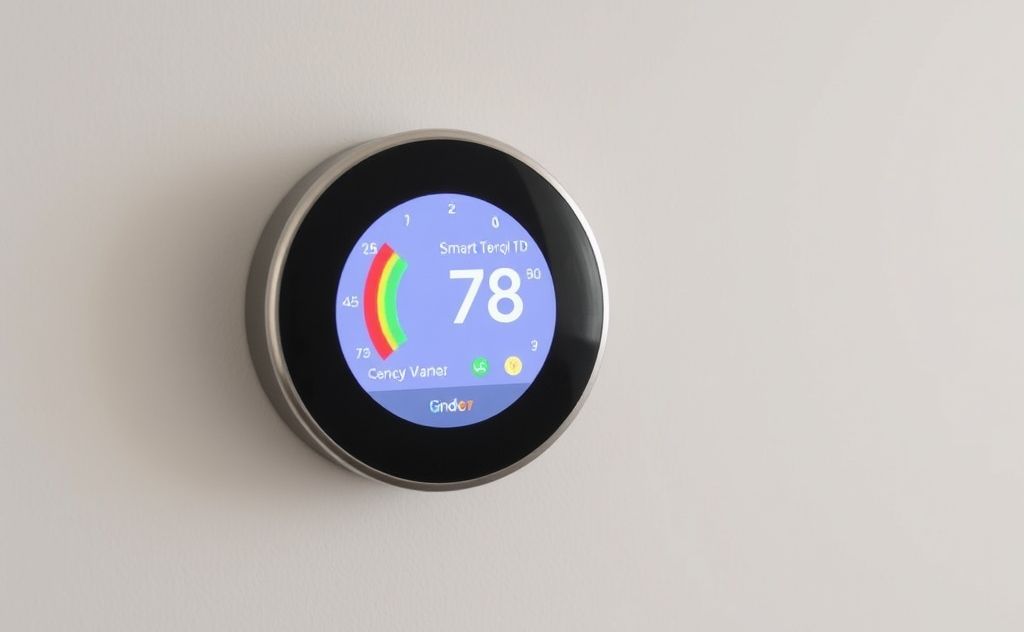 Smart thermostat optimizing energy efficiency