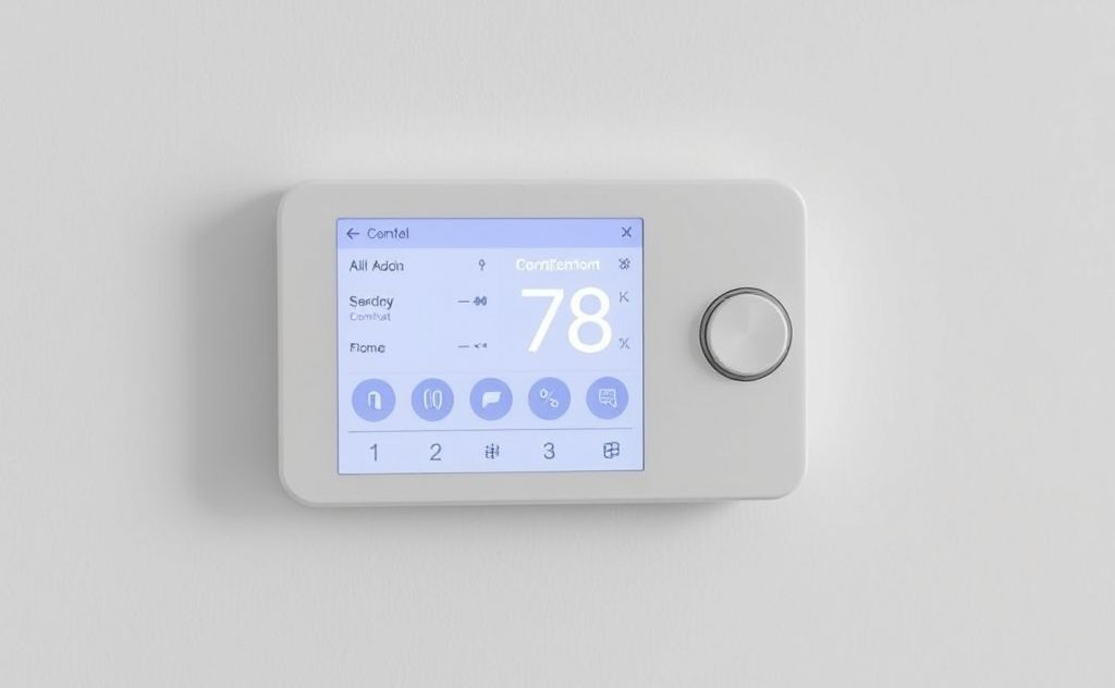 Smart thermostat with advanced comfort settings