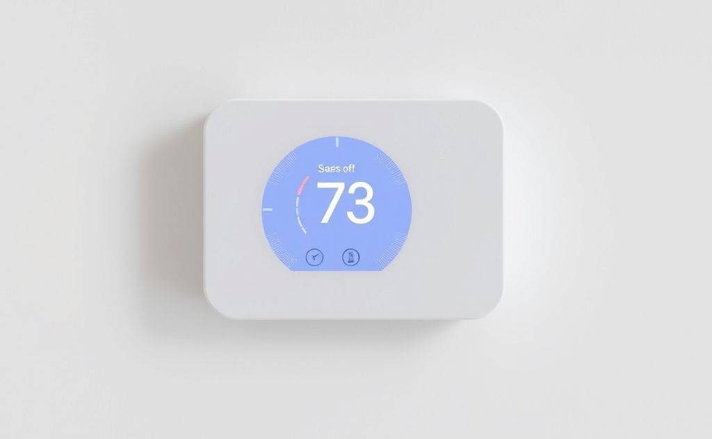 Smart thermostat with intuitive controls and design