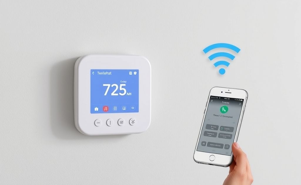 Smart thermostat with seamless wireless connection