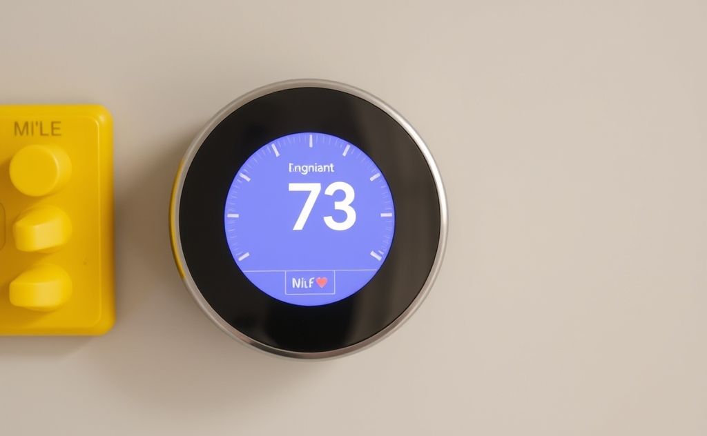 Smart thermostat with tools for fixing issues