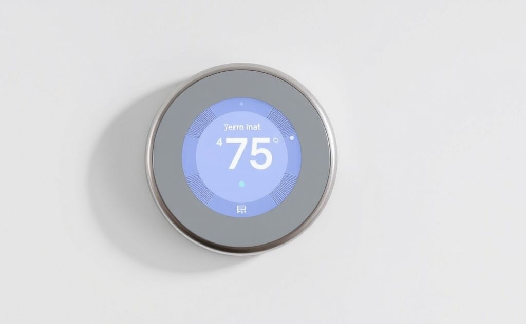 Smart thermostat with user friendly interface design