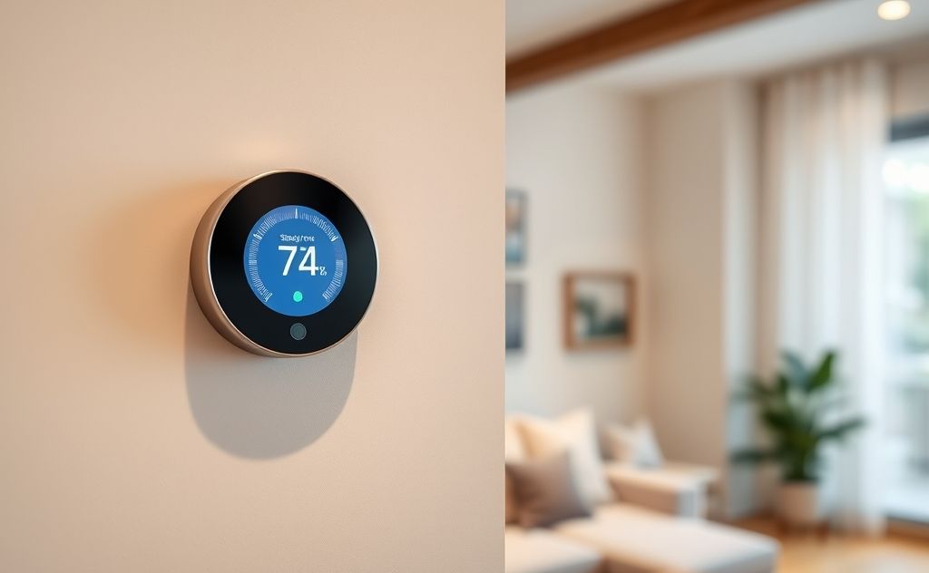 Smart thermostats maintain stable HVAC temperatures