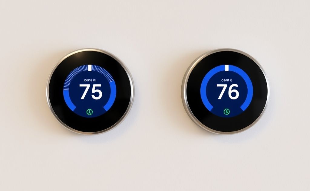 Smart thermostats with temperature zones