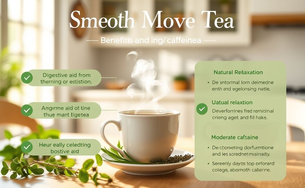 Smooth Move Tea benefits and caffeine content