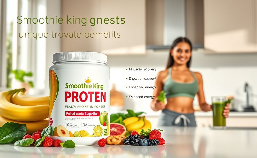 Smoothie King unique protein powder benefits