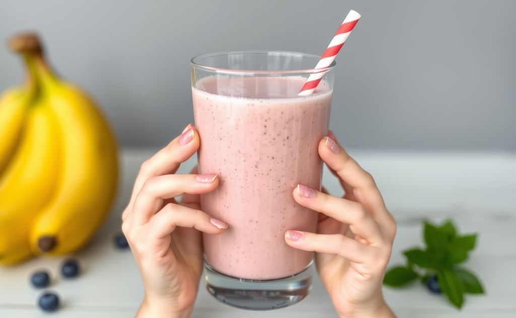 Smoothie enjoyment with Invisalign in mind