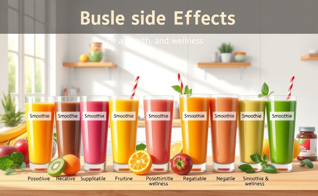 Smoothie side effects on health and wellness