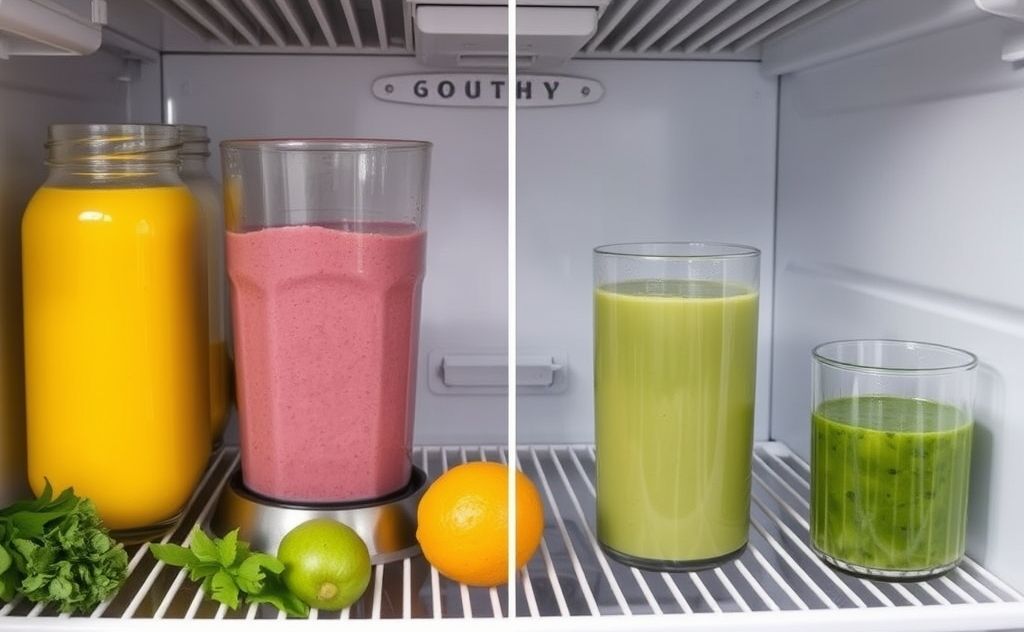 Smoothie spoilage signs and fridge duration