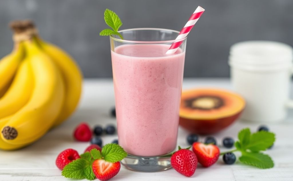 Smoothie with Invisalign care tips and advice