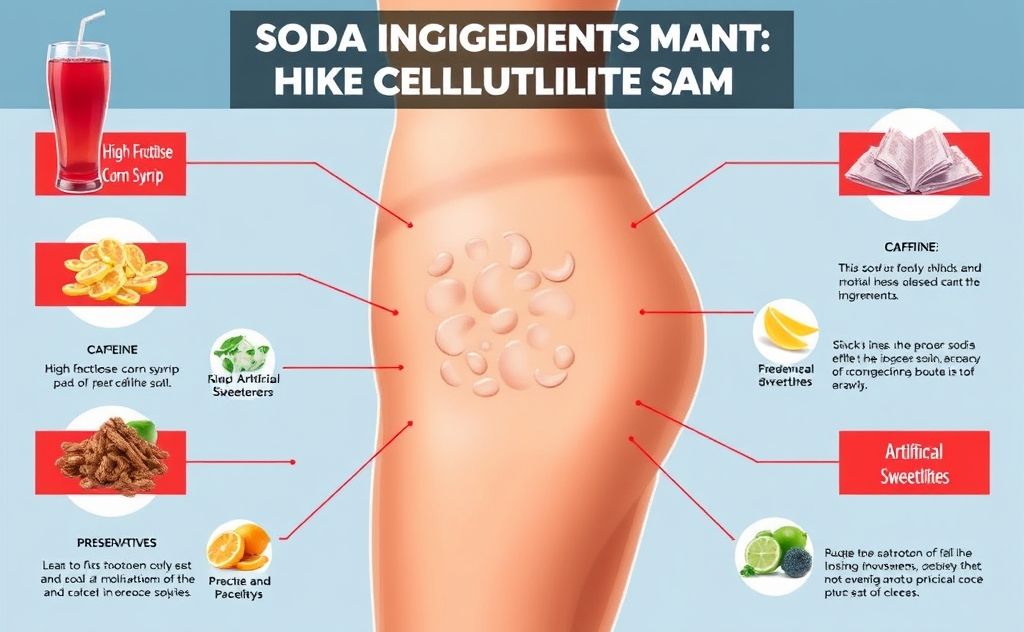 Soda ingredients impact cellulite formation