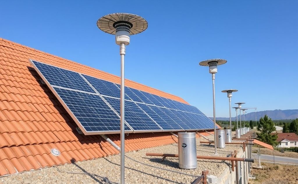 Solar aluminum can heaters effectiveness in construction