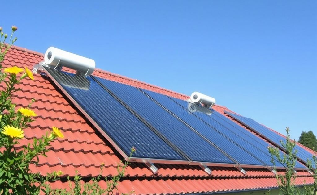 Solar collector types for heating systems