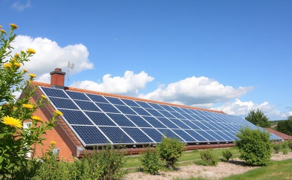 Solar energy heating promotes a cleaner, greener planet