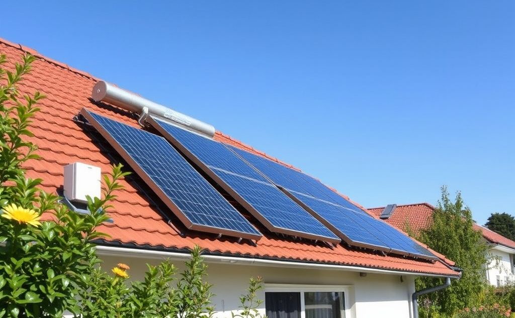 Solar heater integration with smart home systems