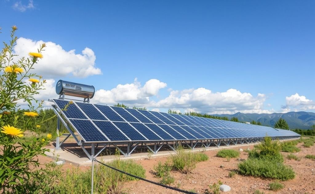Solar heater production's environmental effects