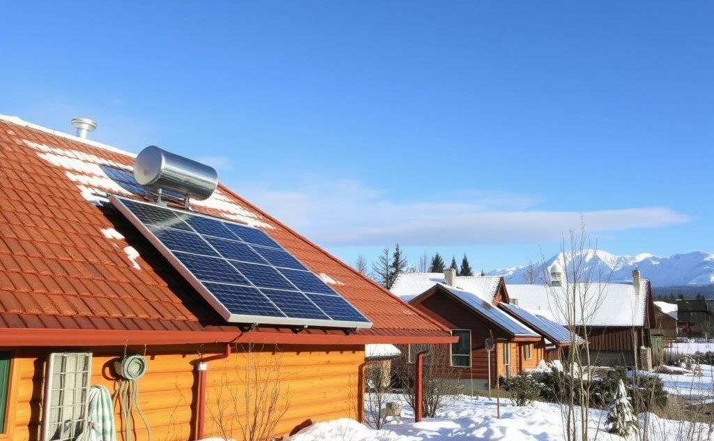 Solar heaters for dependable winter warmth