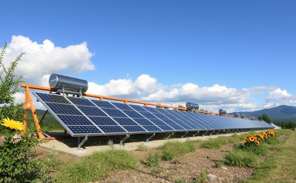 Solar heaters help cut emissions for a cleaner future