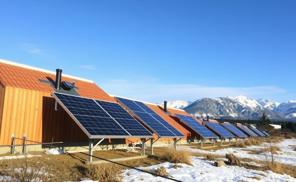 Solar heaters in cold climates performance data