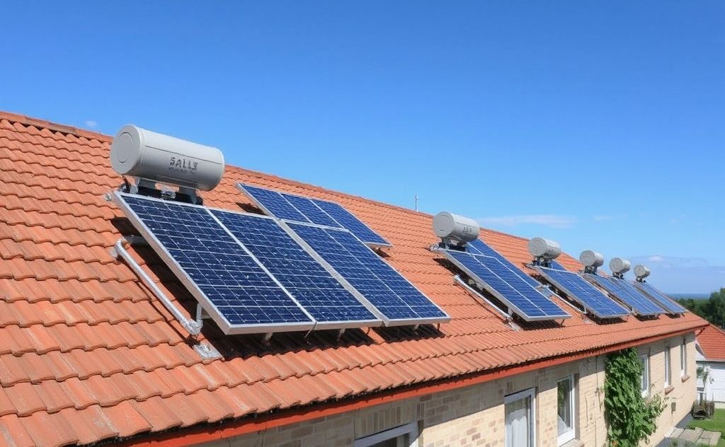 Solar heaters integrated with HVAC systems