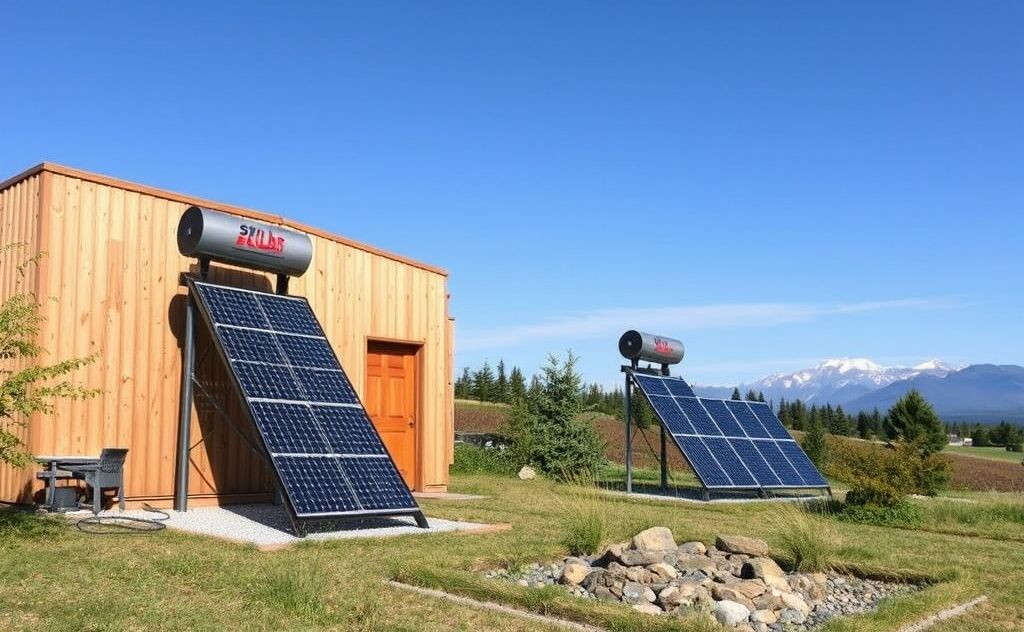 Solar heaters need unique storage options