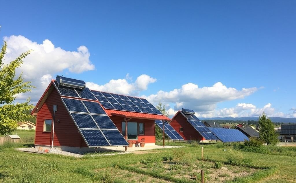 Solar heaters powering homes for energy freedom