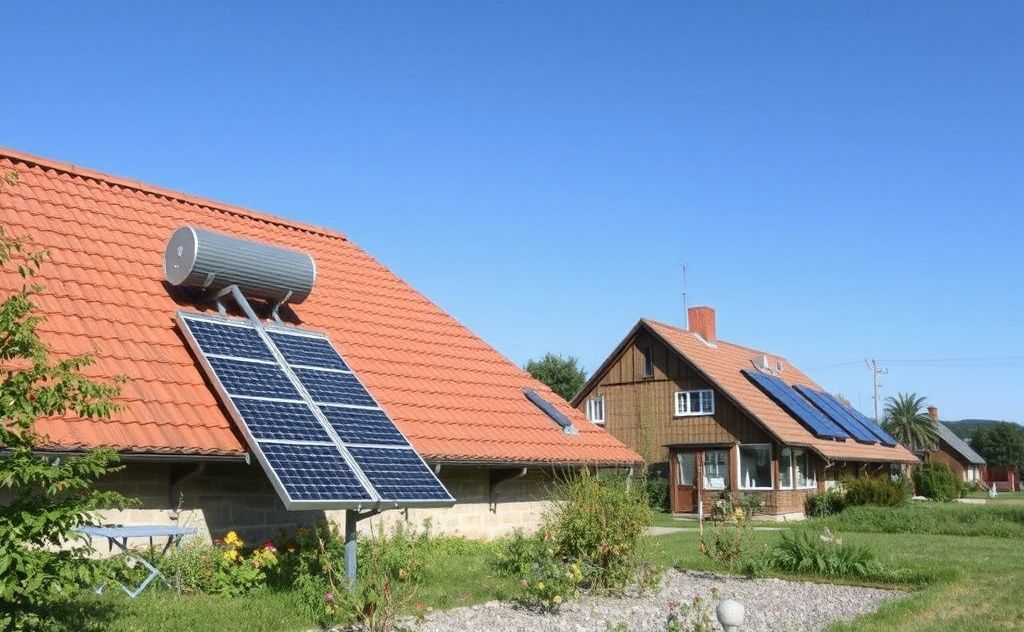 Solar heaters versus traditional heating methods