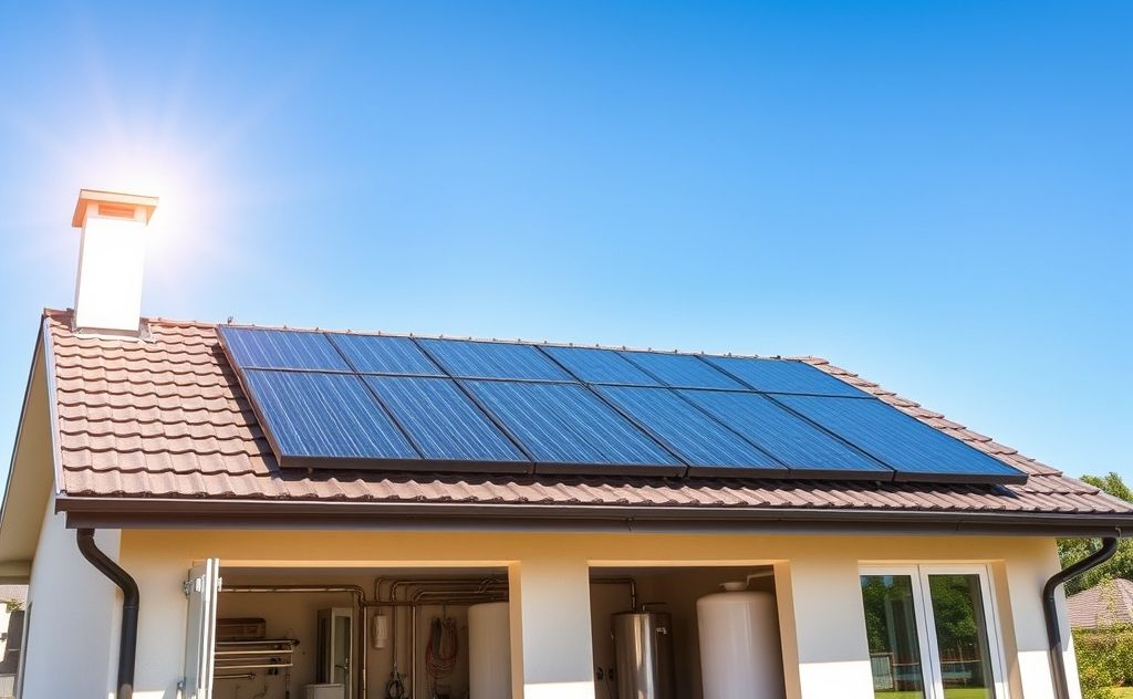 Solar heating solutions for central hot water systems