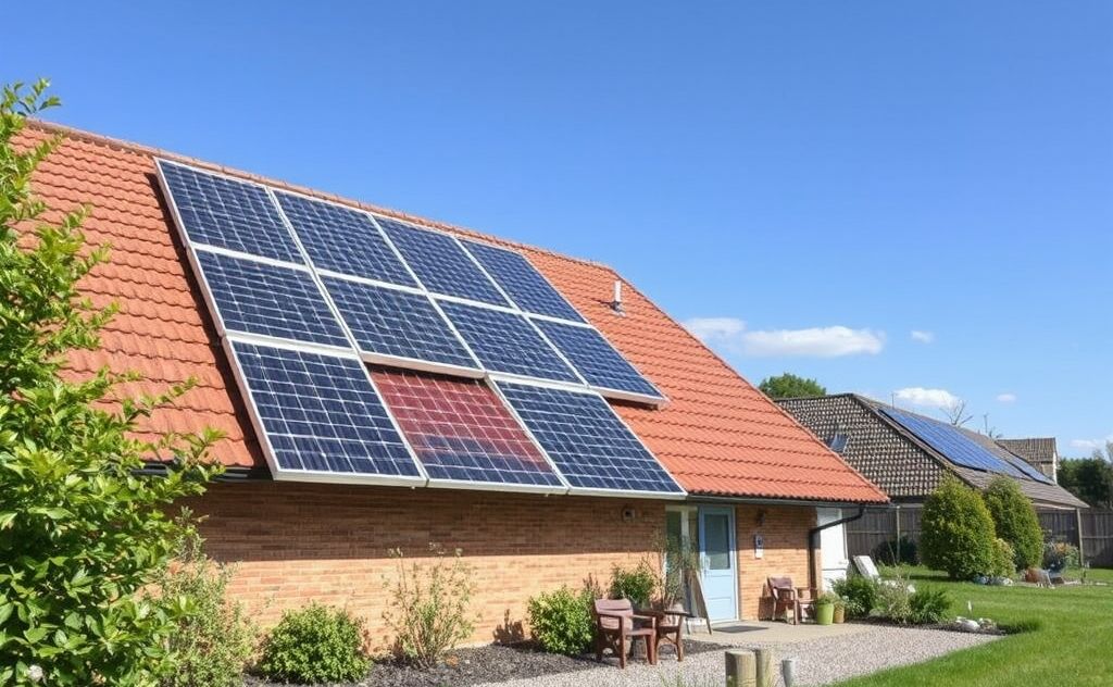 Solar panel positioning impacts heater efficiency