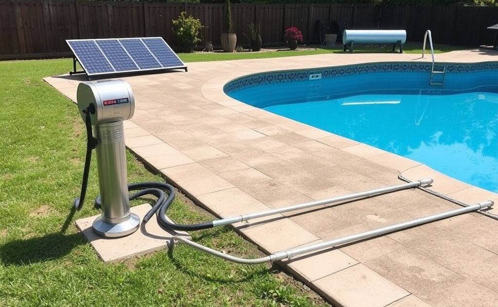 Solar pool heater conversion from gas to solar