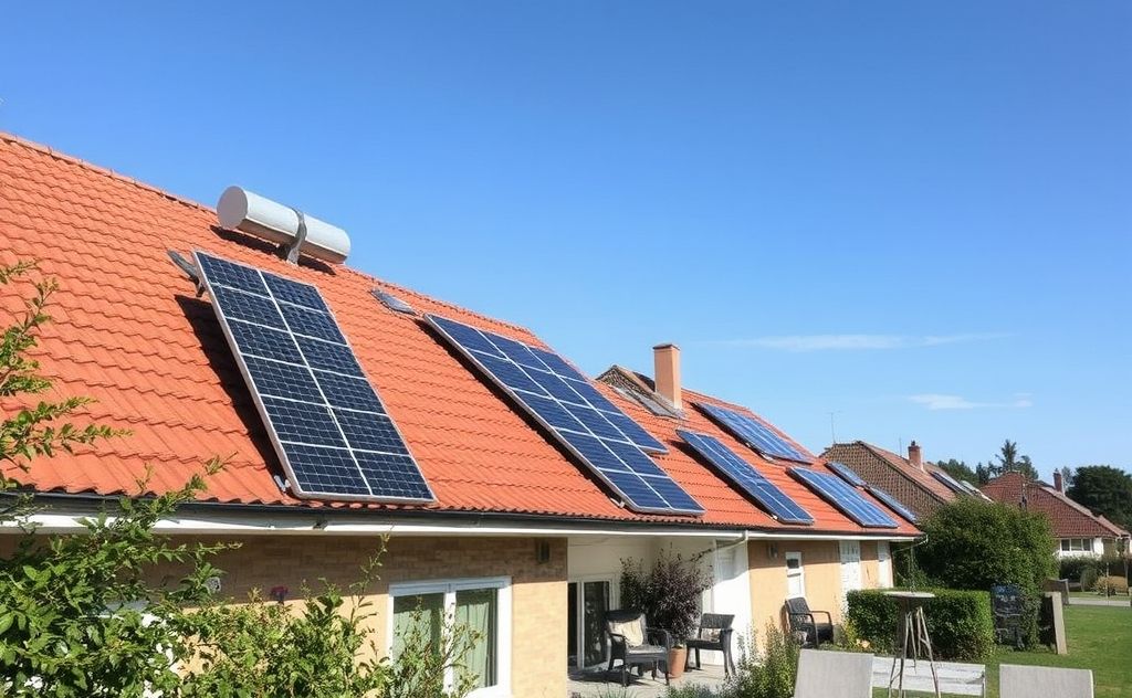 Solar powered heaters retrofitted in homes