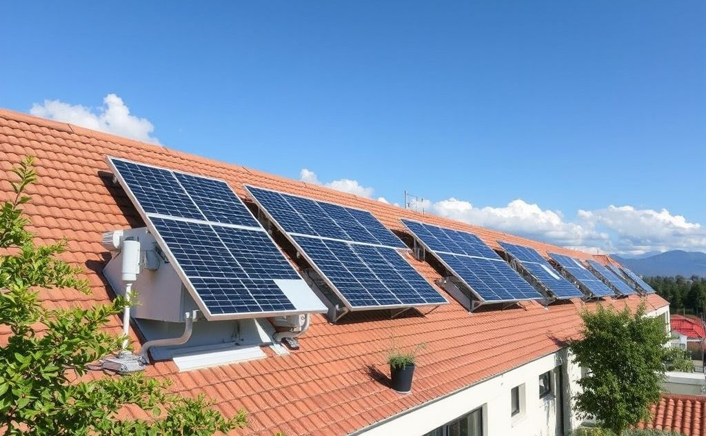 Solar-powered HVAC systems for efficient cooling
