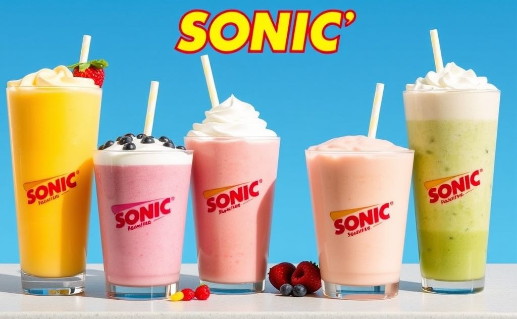 Sonic's refreshing smoothie flavors to enjoy