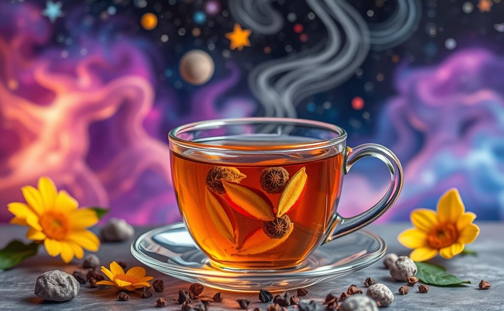 Space Tea with Psychedelic Effects