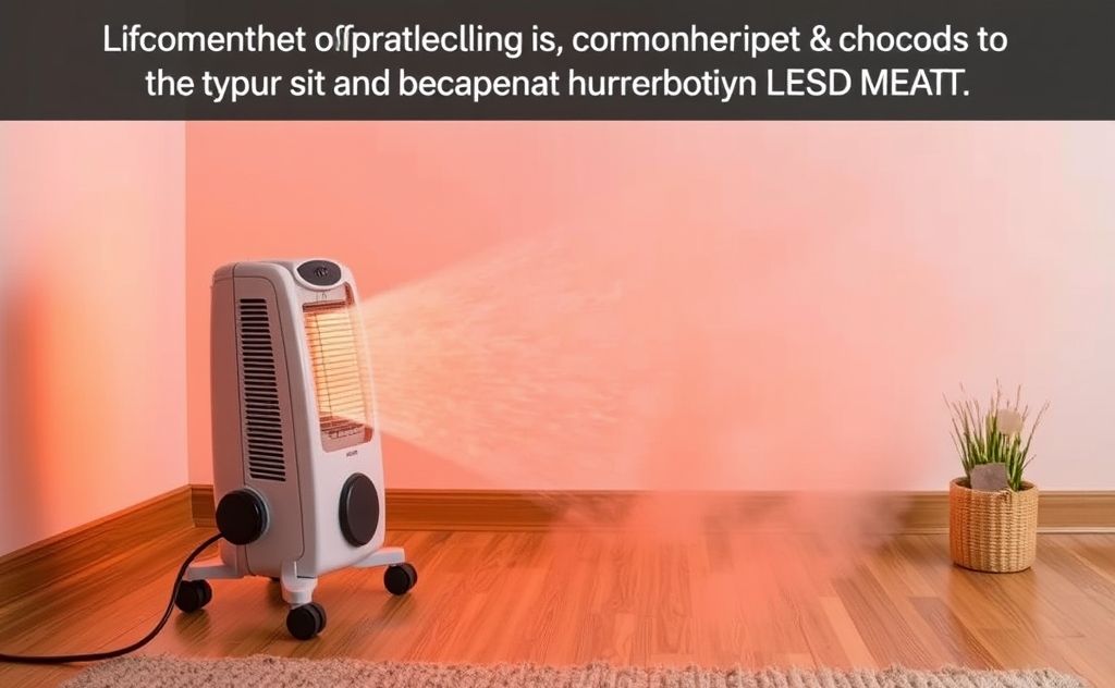 Space heaters impact indoor humidity levels