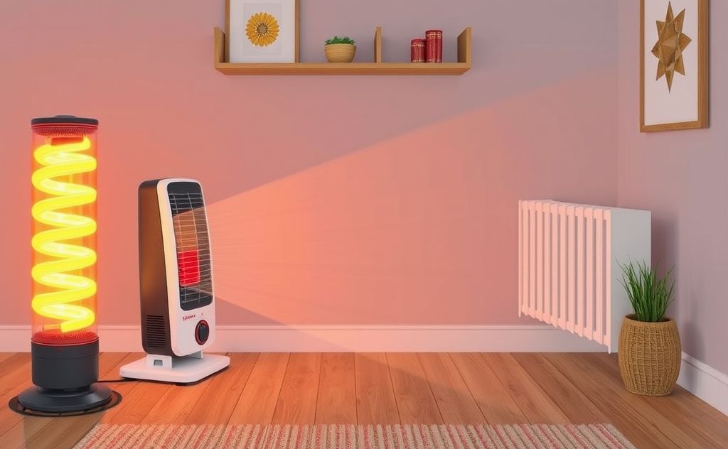 Space heaters use less energy than central heating