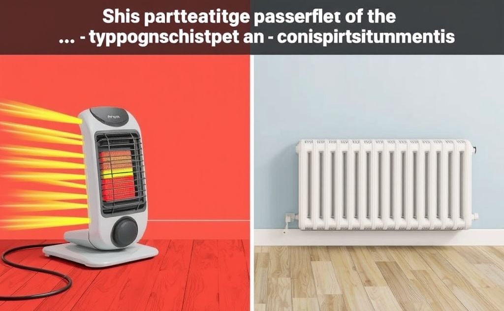 Space heaters versus central heating efficiency comparison