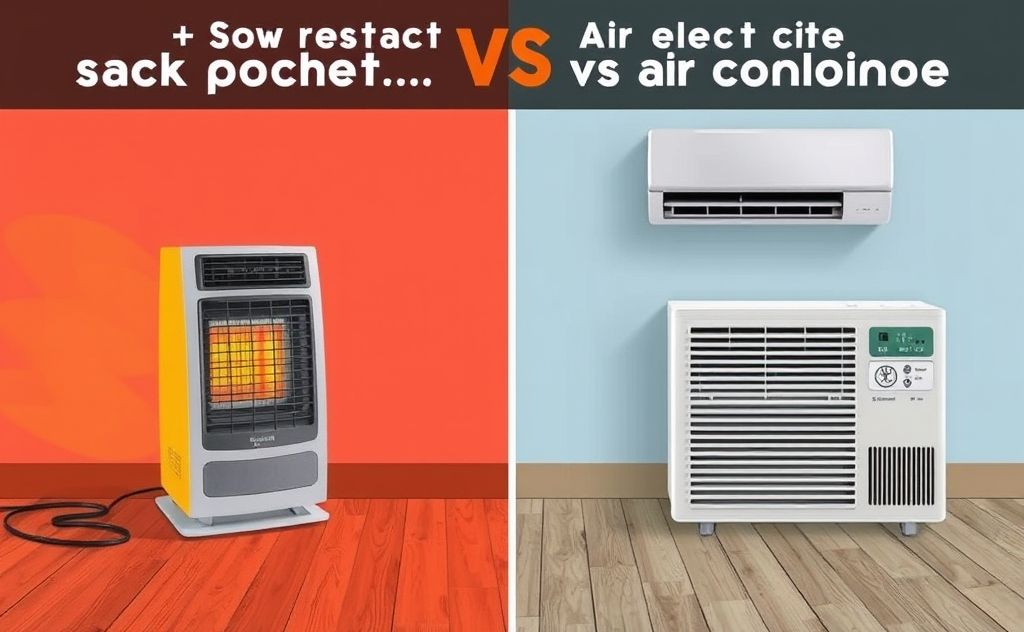 Space heaters vs air conditioners electricity usage