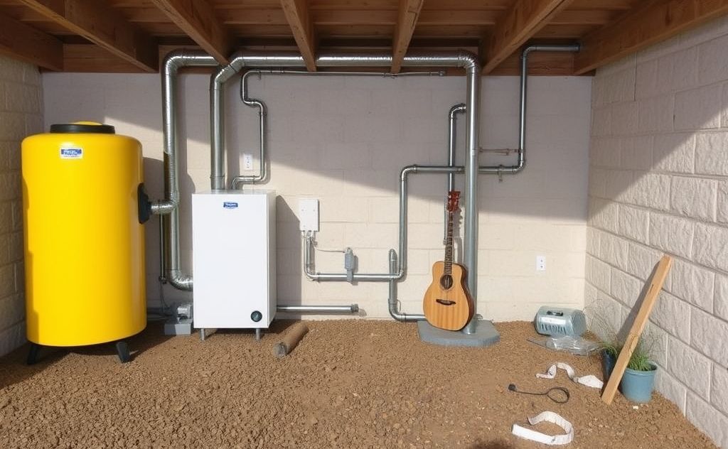 Space needed for biomass heating system installation
