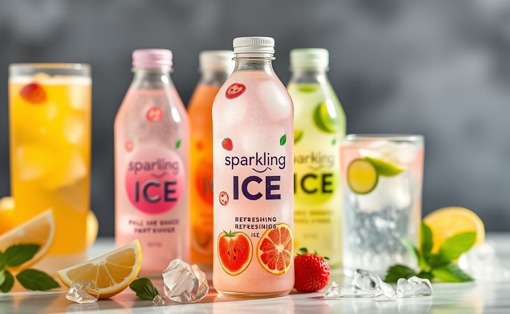 Sparkling Ice drink with refreshing flavors and no sugar