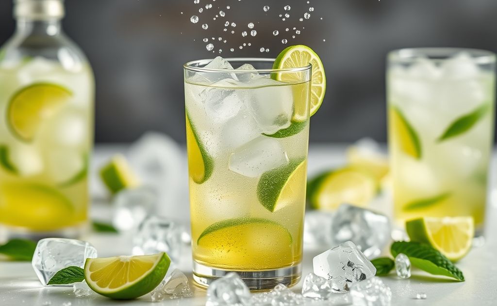Sparkling Ice with refreshing green tea flavor