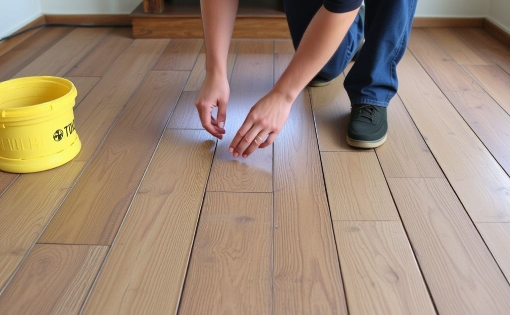 Specialized methods restore old wooden floors