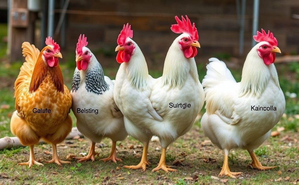 Specialized names for groups of chickens