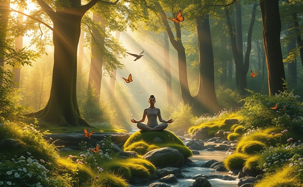 Spiritual connection through nature's harmony